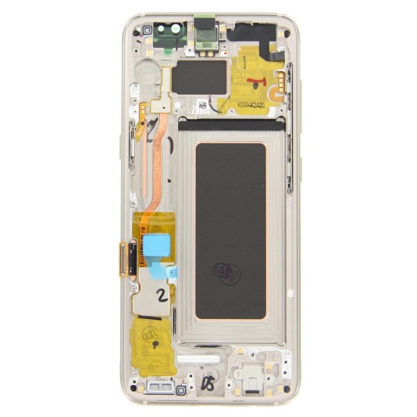 Γνήσια Οθόνη LCD και Μηχανισμός Αφής Samsung SM - G950 F Galaxy S8 Χρυσή GH97-20457E