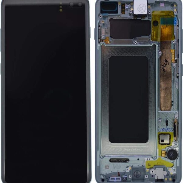 Γνήσια Samsung Οθόνη LCD και Μηχανισμός Αφής για Samsung Galaxy S10 Plus SM-G975F - Μαύρο (GH82-18849A)