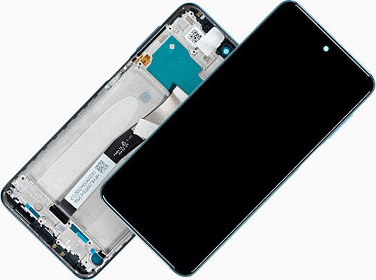 Γνήσια Οθόνη Και Μηχανισμός Αφής Με Πλαίσιο Xiaomi Redmi Note 9 Pro Πράσινο 560004J6B200 (Service Pack)