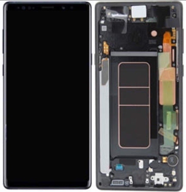 Γνήσια Samsung Οθόνη LCD και Μηχανισμός Αφής για Samsung Galaxy Note 10 SM-N970F - Μαύρο (GH82-20818A)