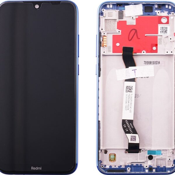 Γνήσια Οθόνη LCD με Μηχανισμό Αφής και Πλαίσιο για Xiaomi Redmi Note 8T (Service Pack) 5600030C3X00 Μπλε