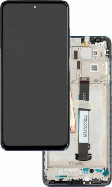Γνήσια Οθόνη Και Μηχανισμός Αφής Με Πλαίσιο Xiaomi Poco M3 Μαύρο 560002J19C00 (Service Pack)