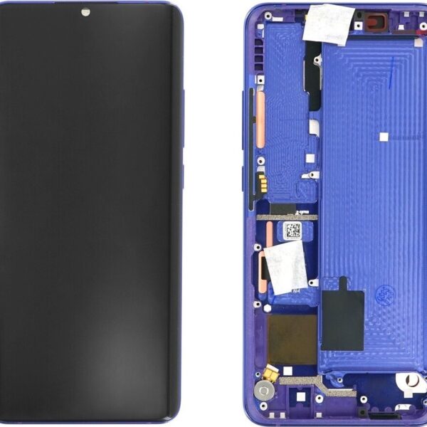 Γνήσια Οθόνη Και Μηχανισμός Αφής Με Πλαίσιο Xiaomi Mi Note 10 Lite Purple (5600020F4L00) (Service Pack)
