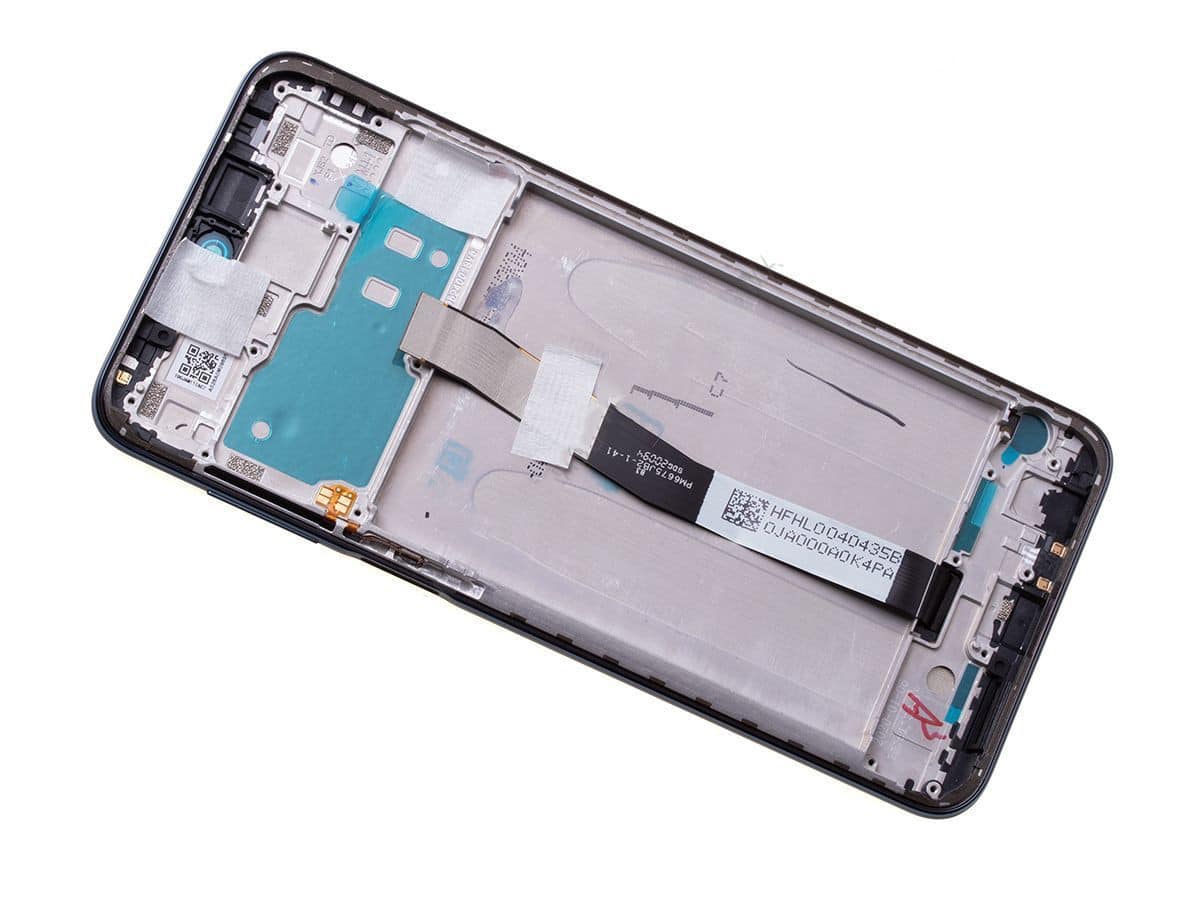 Γνήσια Οθόνη LCD με Μηχανισμό Αφής και Πλαίσιο για Xiaomi Redmi Note 9s 560002J6A100 Λευκό