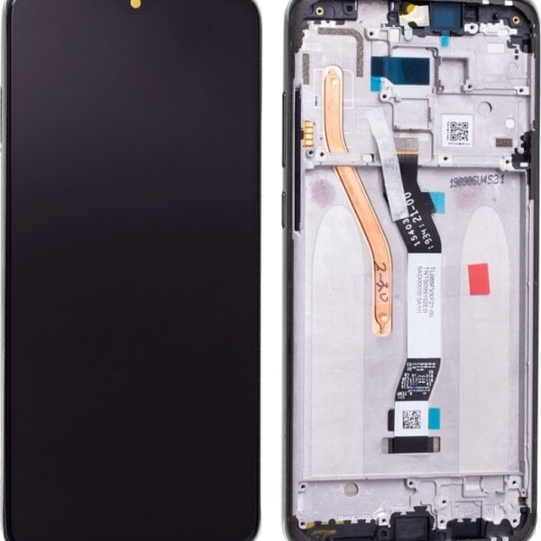 Γνήσια Οθόνη LCD με Μηχανισμό Αφής και Πλαίσιο για Xiaomi Redmi Note 8 Pro 56000500G700 Μαύρο