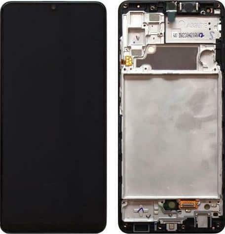 Γνήσια Οθόνη LCD με Μηχανισμό Αφής και Πλαίσιο για Samsung Galaxy A32 4G SM-A325F - Μαύρο GH82-25566A