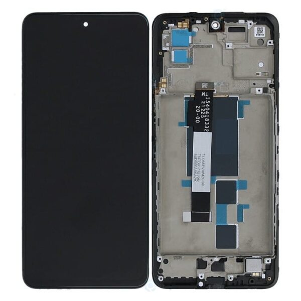 Γνήσια Οθόνη LCD με Μηχανισμό Αφής και Πλαίσιο για Xiaomi Poco X3 GT 560003K10A00 (Service Pack) Μαύρο