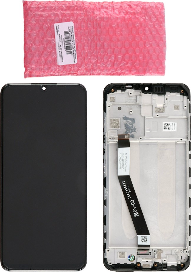 Γνήσια Οθόνη LCD με Μηχανισμό Αφής και Πλαίσιο για Xiaomi Redmi 9 5600050J1900 Μαύρο