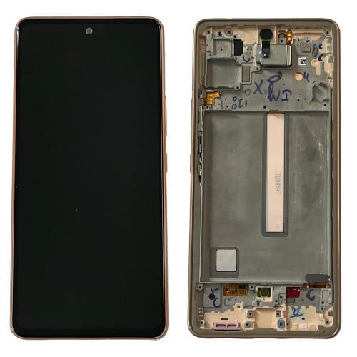 Γνήσια Οθόνη & Μηχανισμός Αφής Samsung SM-A536B Galaxy A53 5G Πορτοκαλί GH82-28024D